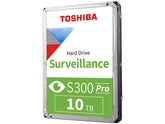 Disco Duro Interno Toshiba S300 Pro 10Tb 3.5” Sata 7200Rpm Cctv 64Cam (HDWTA1AUZSVAR)